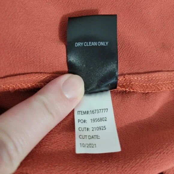 NWT Torrid Burnt Orange Esther Babydoll Top Sz 2X Long Sleeves V-Neck Flowy Fall - Picture 9 of 11